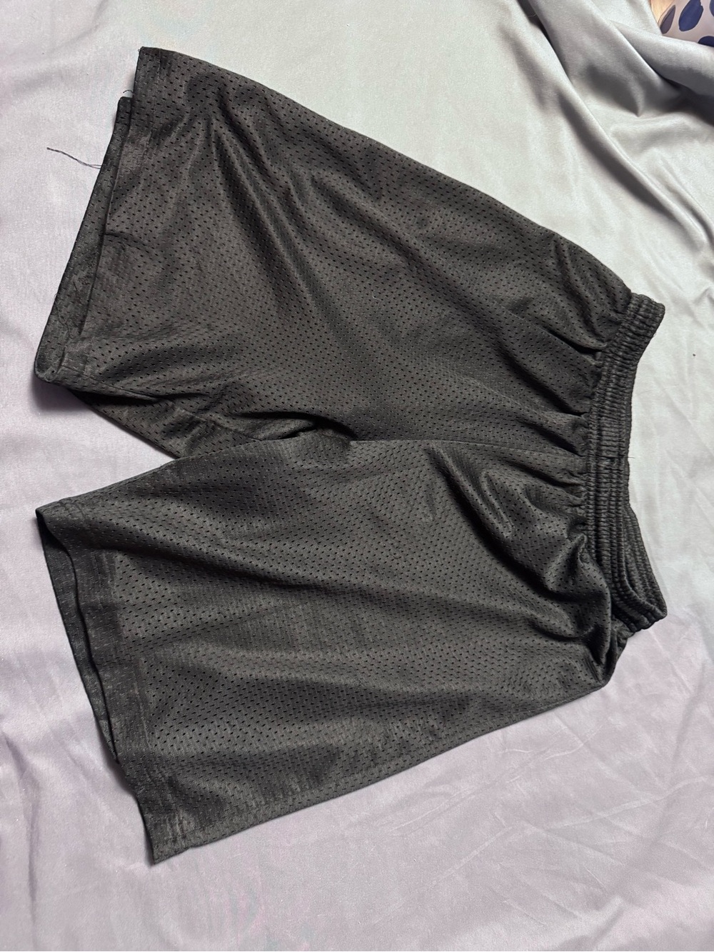 Black Mesh Athletic Shorts for Kids - Comfortable Play & Sport